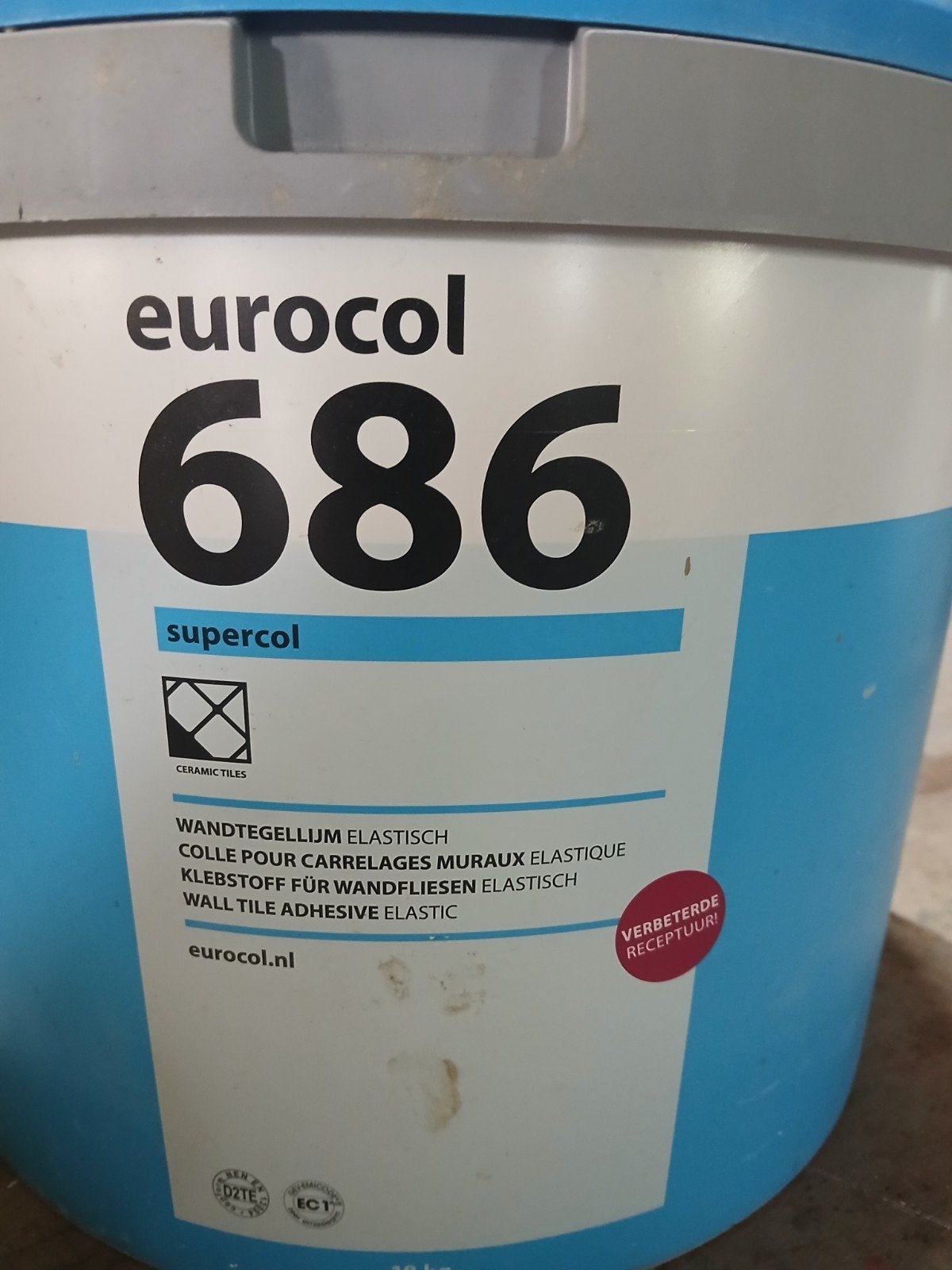 tegellijm elastisch eurocol 686, Ophalen, Nieuw