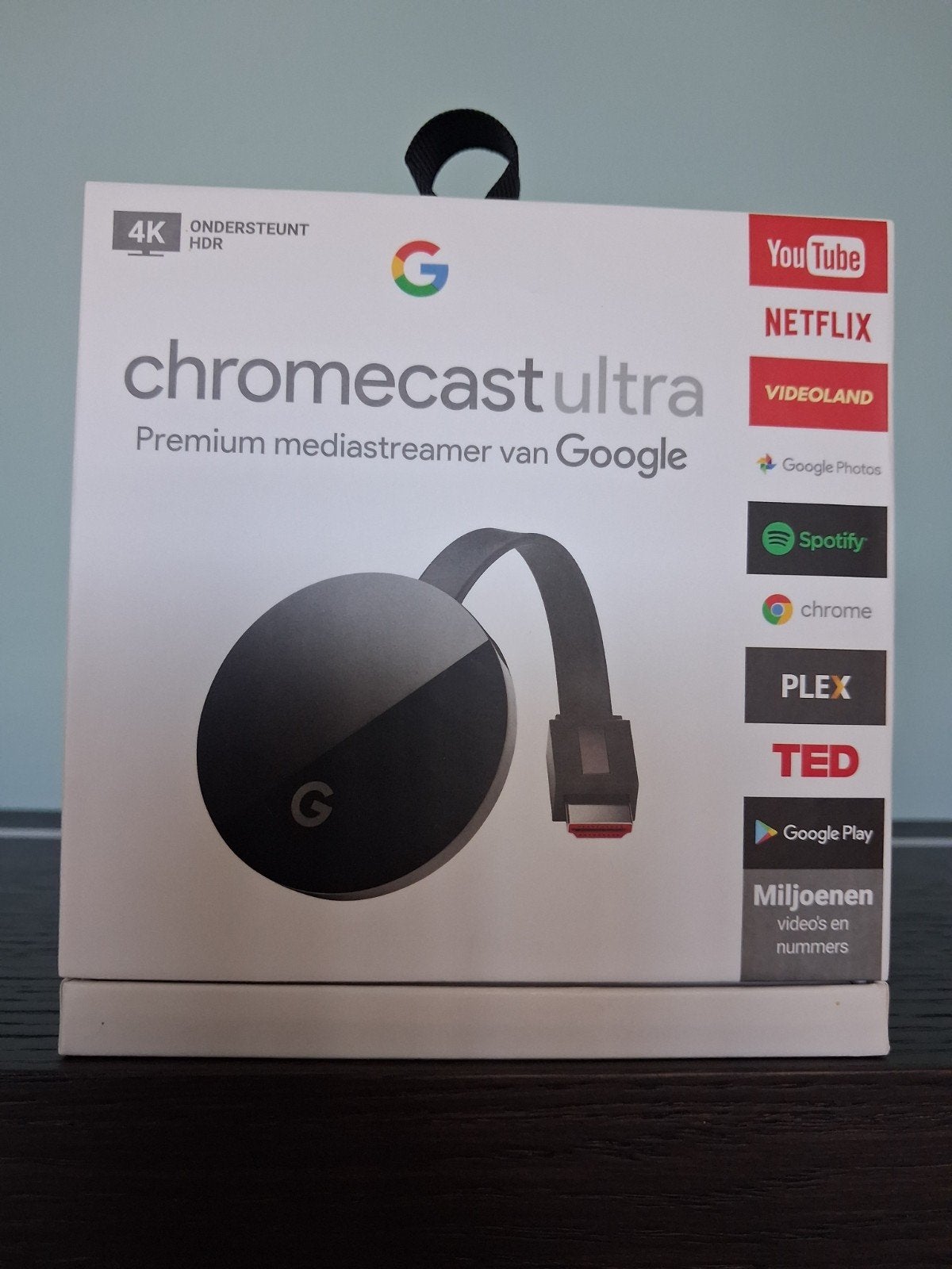 Chromecast Ultra Google., Ophalen, Zo goed als nieuw