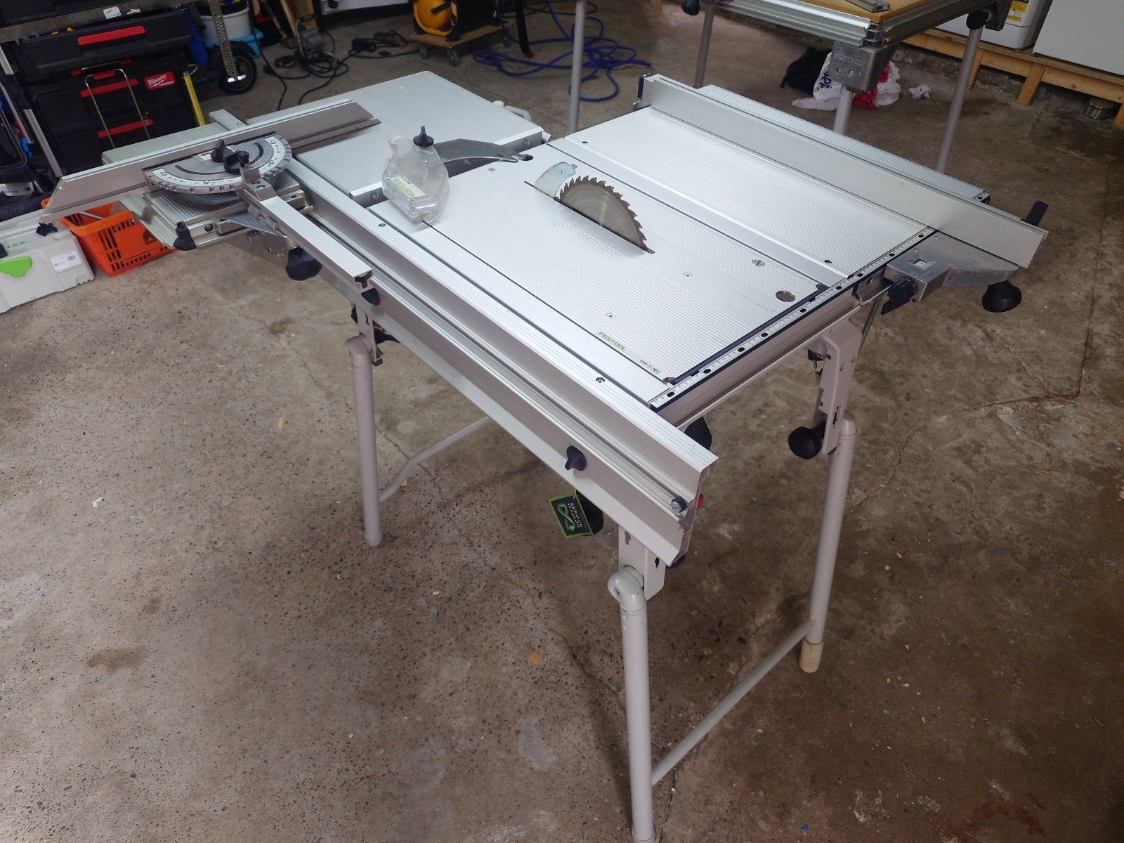 Festool CMS GE met TS75 module en uitbreidingen, Doe-het-zelf en Verbouw, Ophalen, Invalzaag, Zo goed als nieuw, 30 tot 70 mm