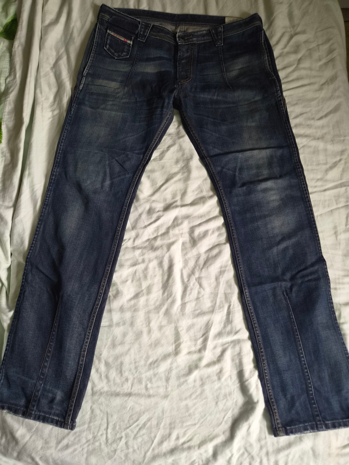 Diesel Deetak Jeans W34 L34 - Zo goed als nieuw, Kleding | Heren, Diesel, Blauw, Ophalen of Verzenden, Zo goed als nieuw