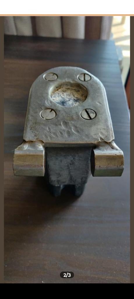 Mastvoet 6cm x 8cm met schijven, Watersport en Boten, Ophalen of Verzenden, Gebruikt, Overige typen