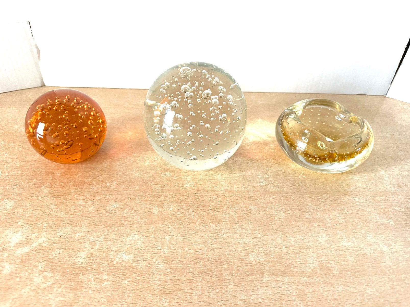 3 x presse papier, Antiek en Kunst, Antiek | Glas en Kristal, Ophalen of Verzenden