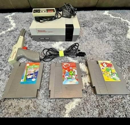 Nintendo NES Console 8-bit met 8 Spellen, Ophalen of Verzenden, Gebruikt