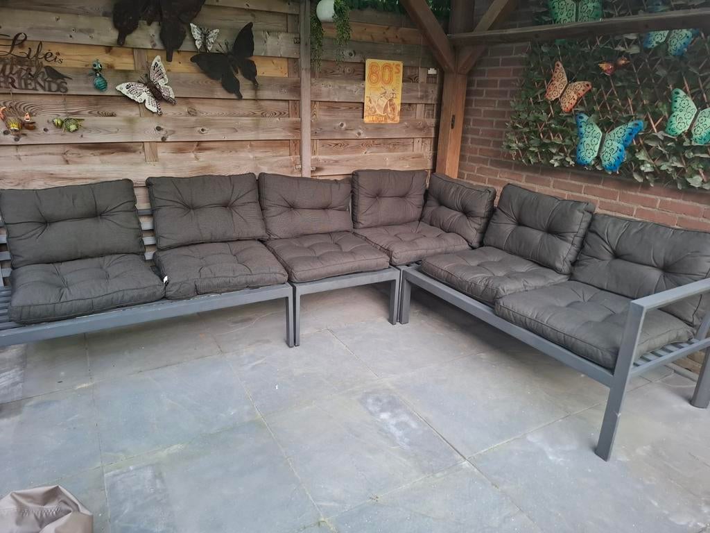 Kussenset voor loungeset, Tuin en Terras, Ophalen, Aluminium