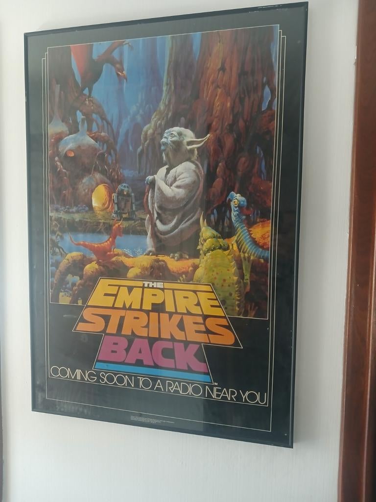 The Empire Strike Back  poster 1997, Ophalen of Verzenden, Gebruikt, A1 t/m A3, Film en Tv