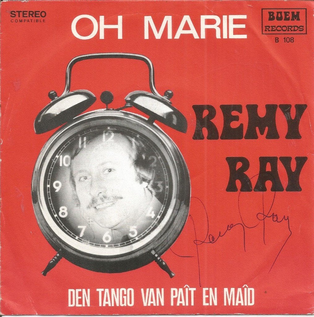 Remy Ray – Oh Marie (1974) GESIGNEERD, Cd's en Dvd's, 7 inch, Fotohoes, Ophalen of Verzenden, Zo goed als nieuw