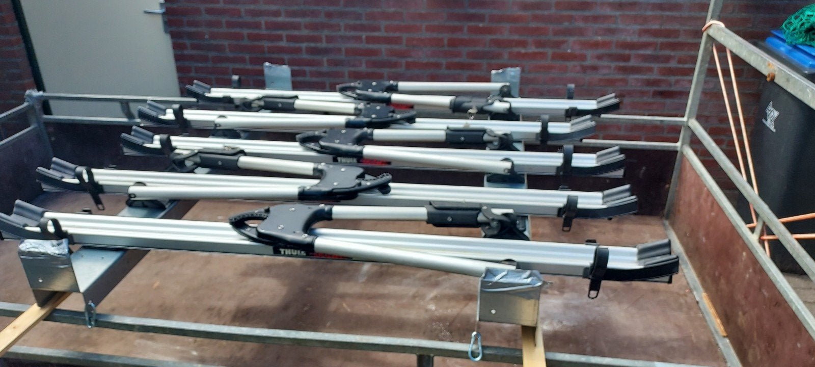 5 delige Thule fietsendrager, Ophalen, 3 fietsen of meer, Gebruikt, Elektrische fiets