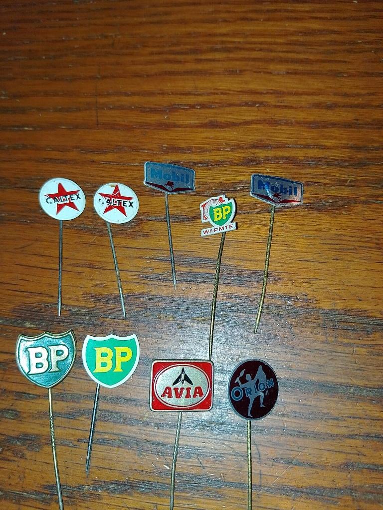 Olie maatschappijen pins, Verzenden, Gebruikt, Merk, Speldje of Pin