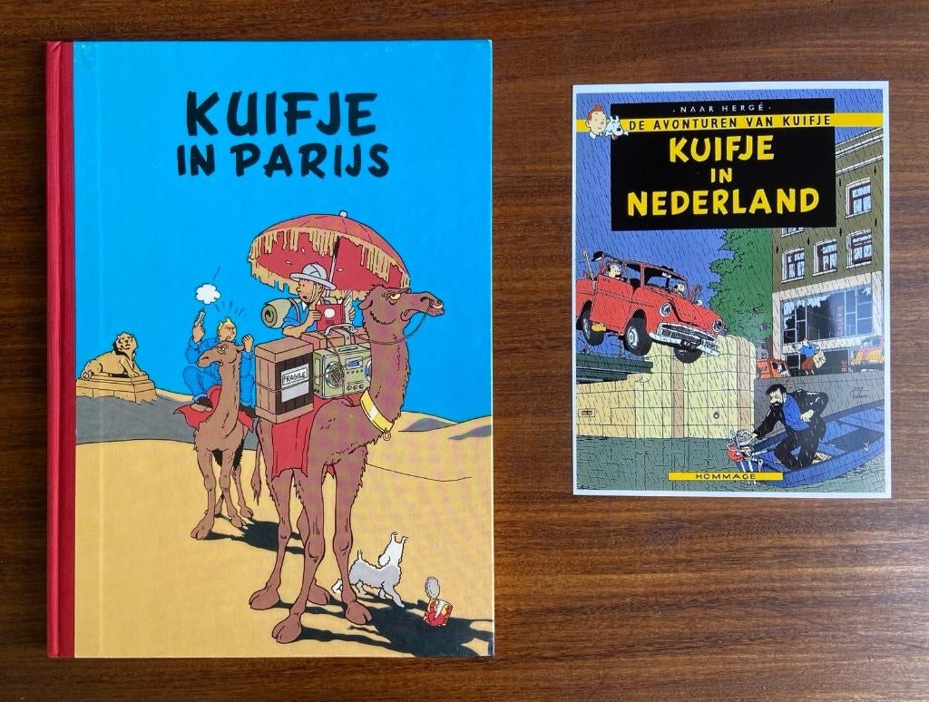 Kuifje in Parijs - HC met linnen rug - Met Prent - Nieuw, Eén stripboek, Verzenden, Nieuw