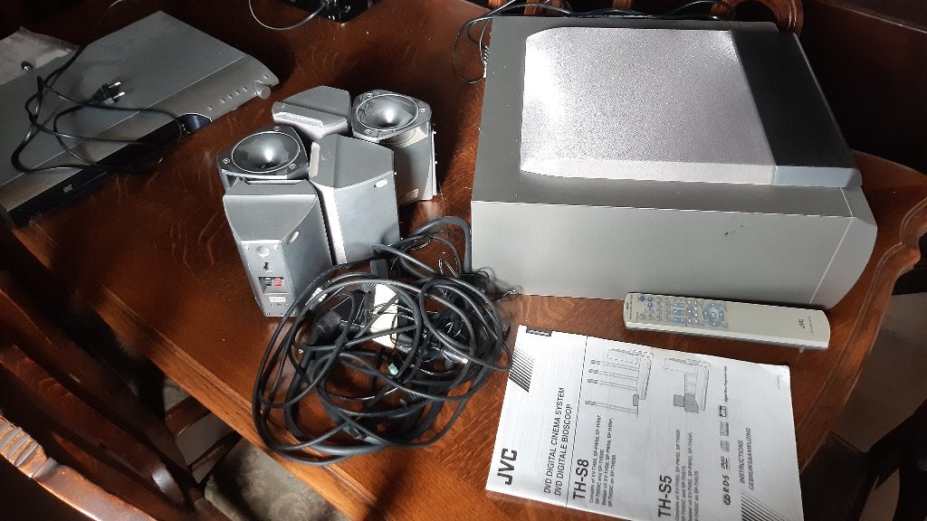 Home-cinema-set JVC met afstandbediening., Ophalen, Gebruikt, JVC, 5.1-systeem