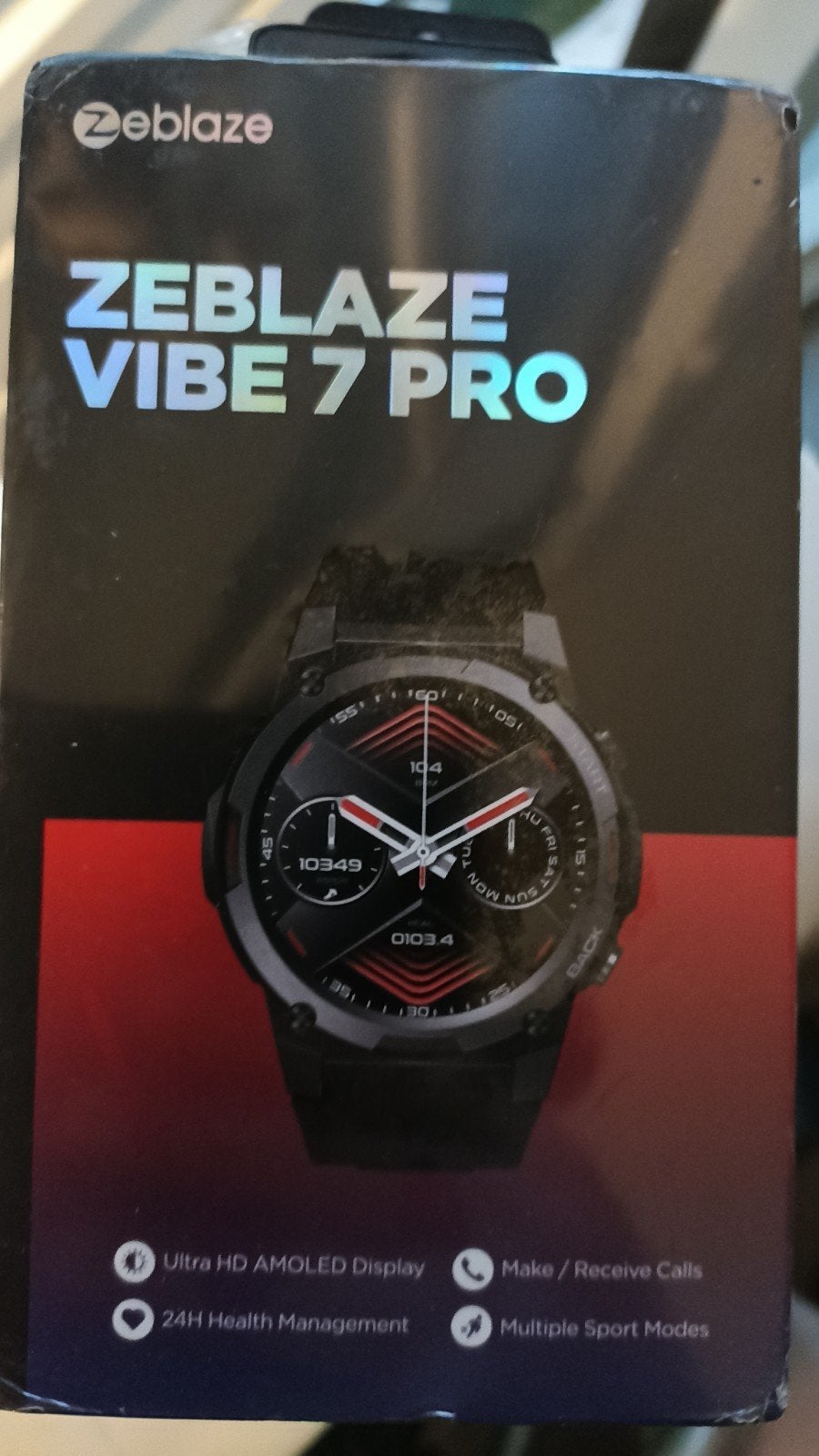 Zeblaze VIBE 7 PRO Smartwatch - Nieuw in doos, Zeblaze, Zwart, Nieuw, Ophalen of Verzenden