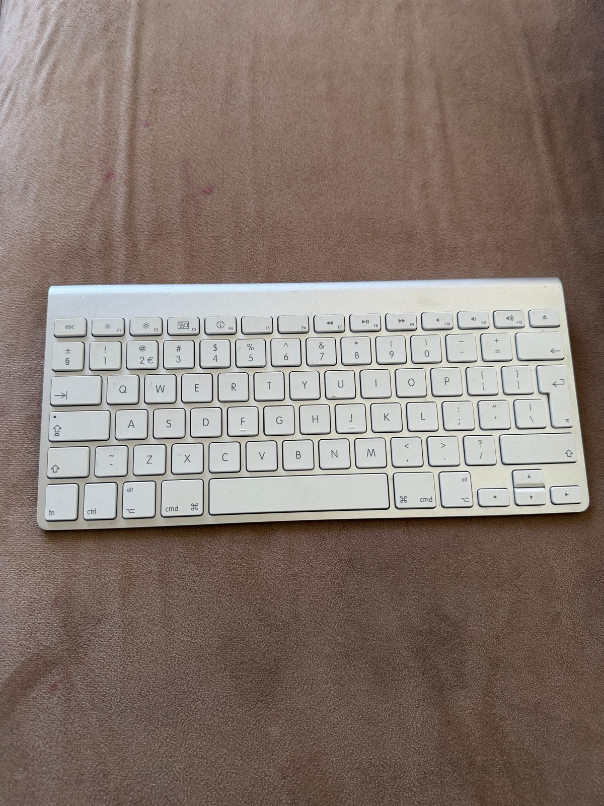 Apple draadloos toetsenbord A1314 QWERTY, Computers en Software, Ophalen of Verzenden, Qwerty, Gebruikt, Draadloos