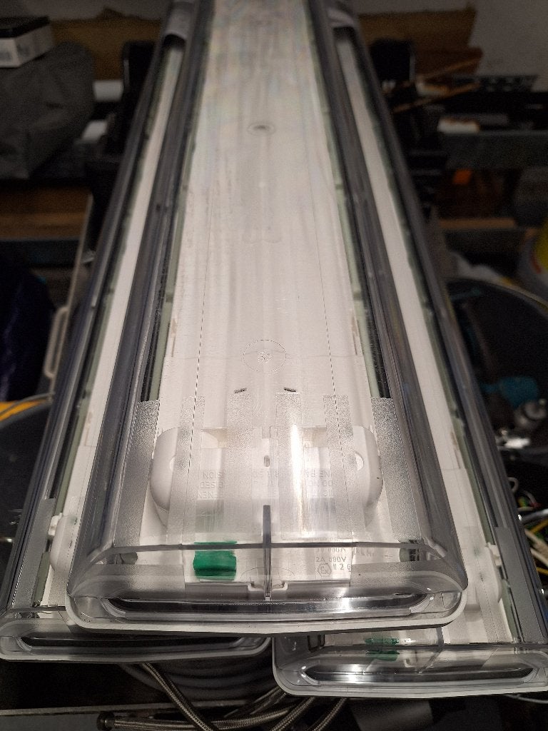 3 nieuwe explosieveilige TL armaturen voor lichtmast, Ophalen, Nieuw, 50 tot 200 watt, Armatuur