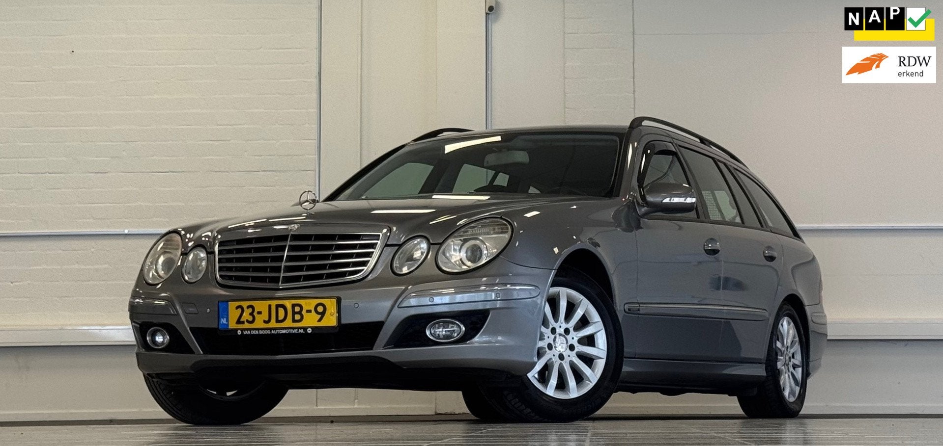 Mercedes-Benz E-klasse Estate 230 Business Edition Elegance, Auto's, Automaat, Gebruikt, Zwart, 2496 cc