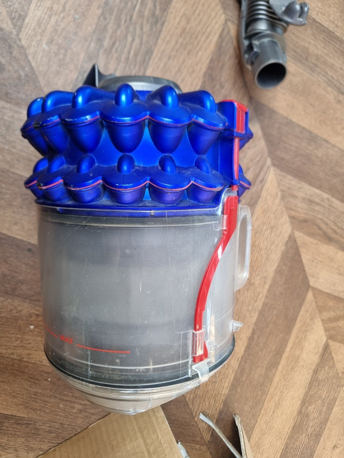 Dyson DC52 Opvangbak met lichte beschadiging aan hendel, Ophalen of Verzenden, Gebruikt, Reservoir, Dyson