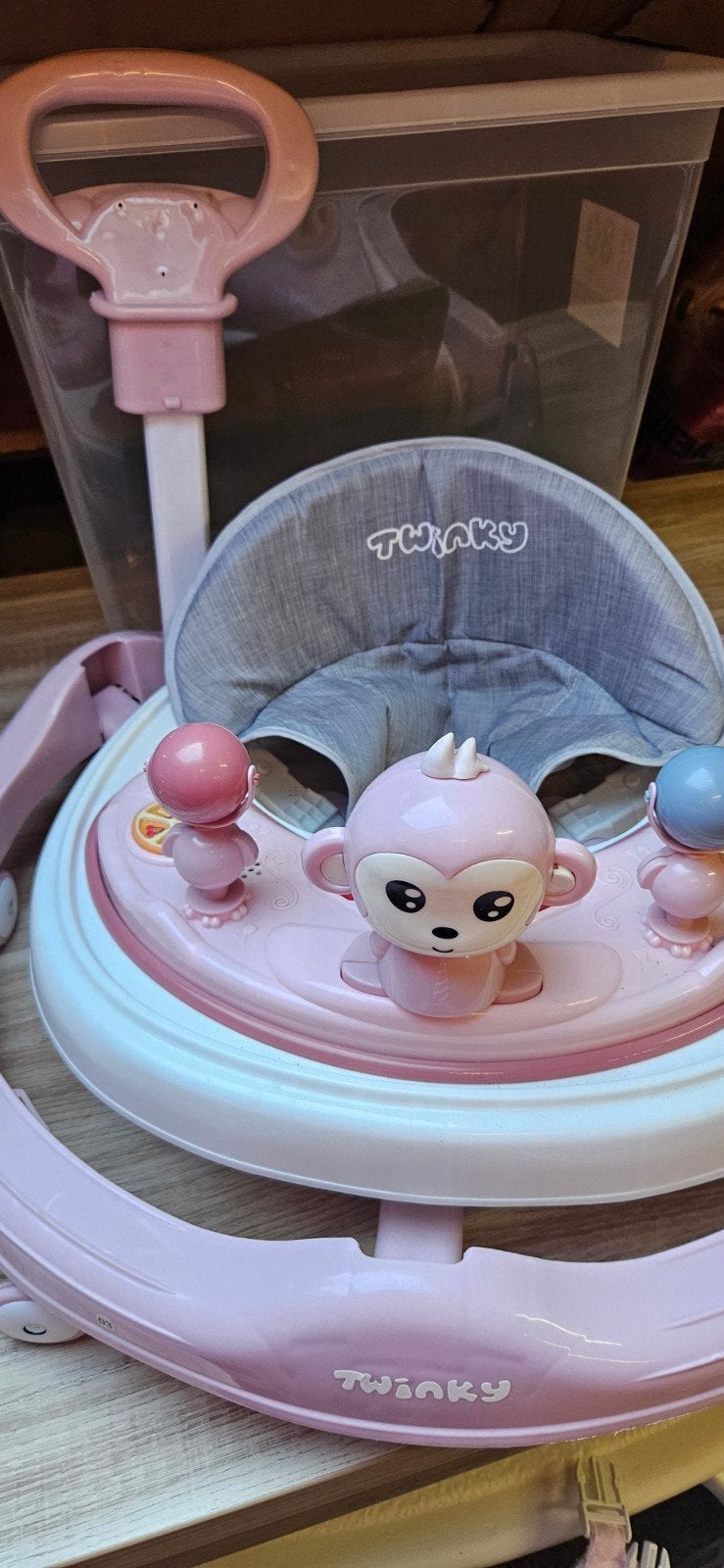 Twinky 3-in-1 Baby Walker en Loopstoel - Roze, Ophalen of Verzenden