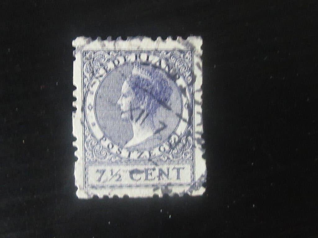 Nico Nederland Roltanding 32aa gestempeld + certificaat 1927, Ophalen of Verzenden, Nederland