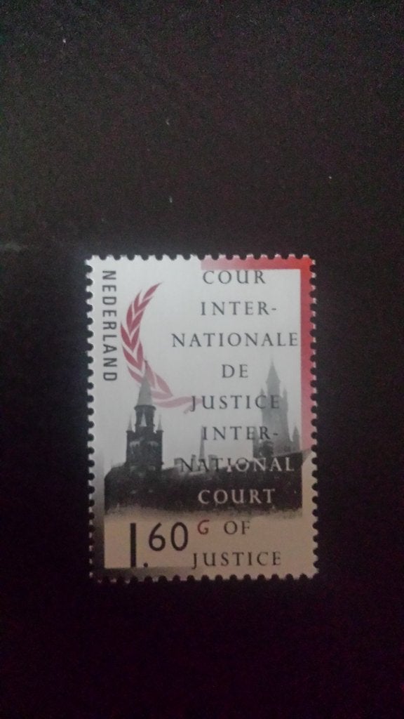 justitie zegel 1,60g, Ophalen of Verzenden, Postfris