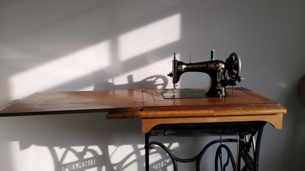 Antieke Naaimachine Art Deco Dürkopp, Ophalen