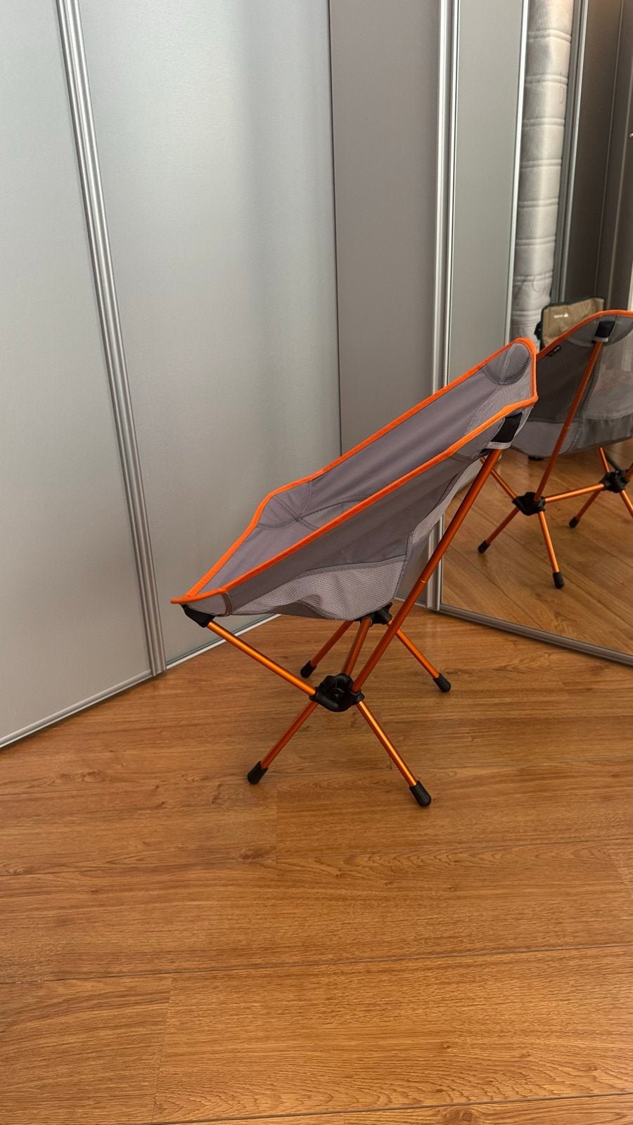 Helinox Chair One Campingstoel Oranje/Grijs - Lichtgewicht, Caravans en Kamperen, Kampeeraccessoires, Zo goed als nieuw, Ophalen of Verzenden