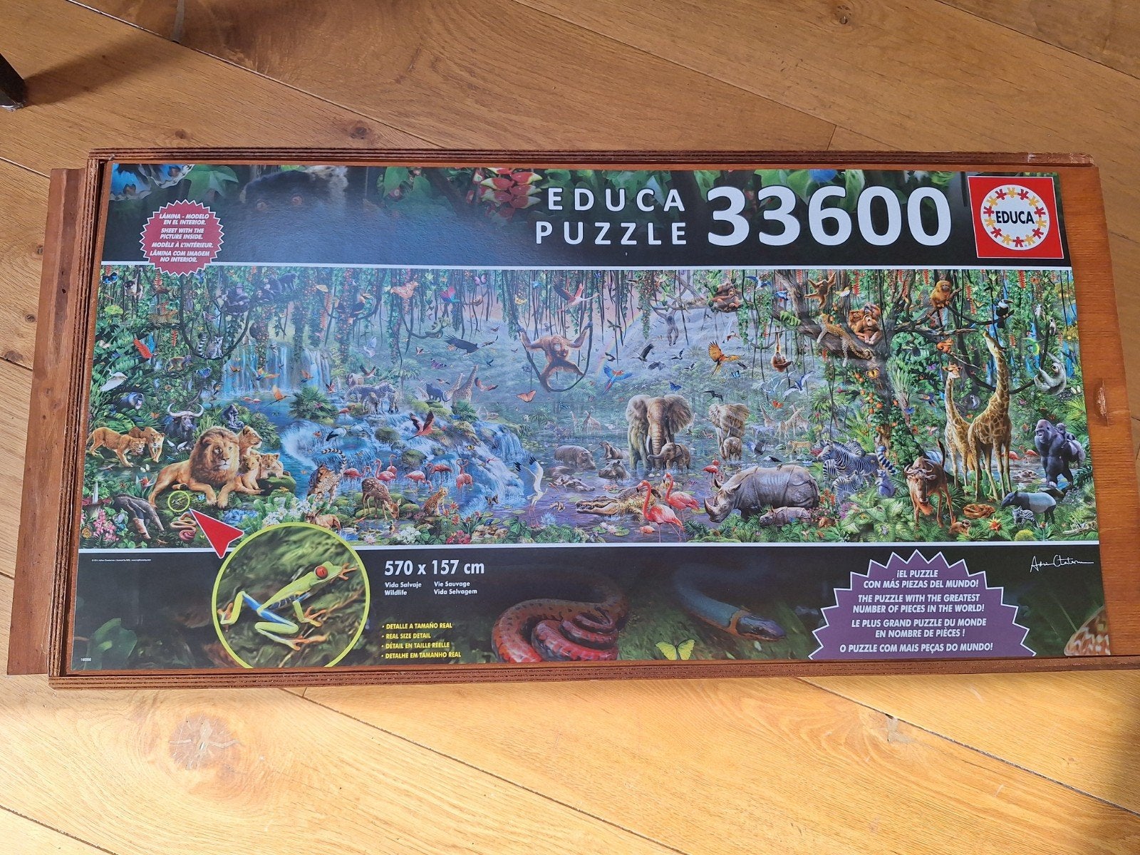 Educa Puzzel 33600 Stukjes - Wilde Dieren Thema, Ophalen, Meer dan 1500 stukjes, Gebruikt, Legpuzzel
