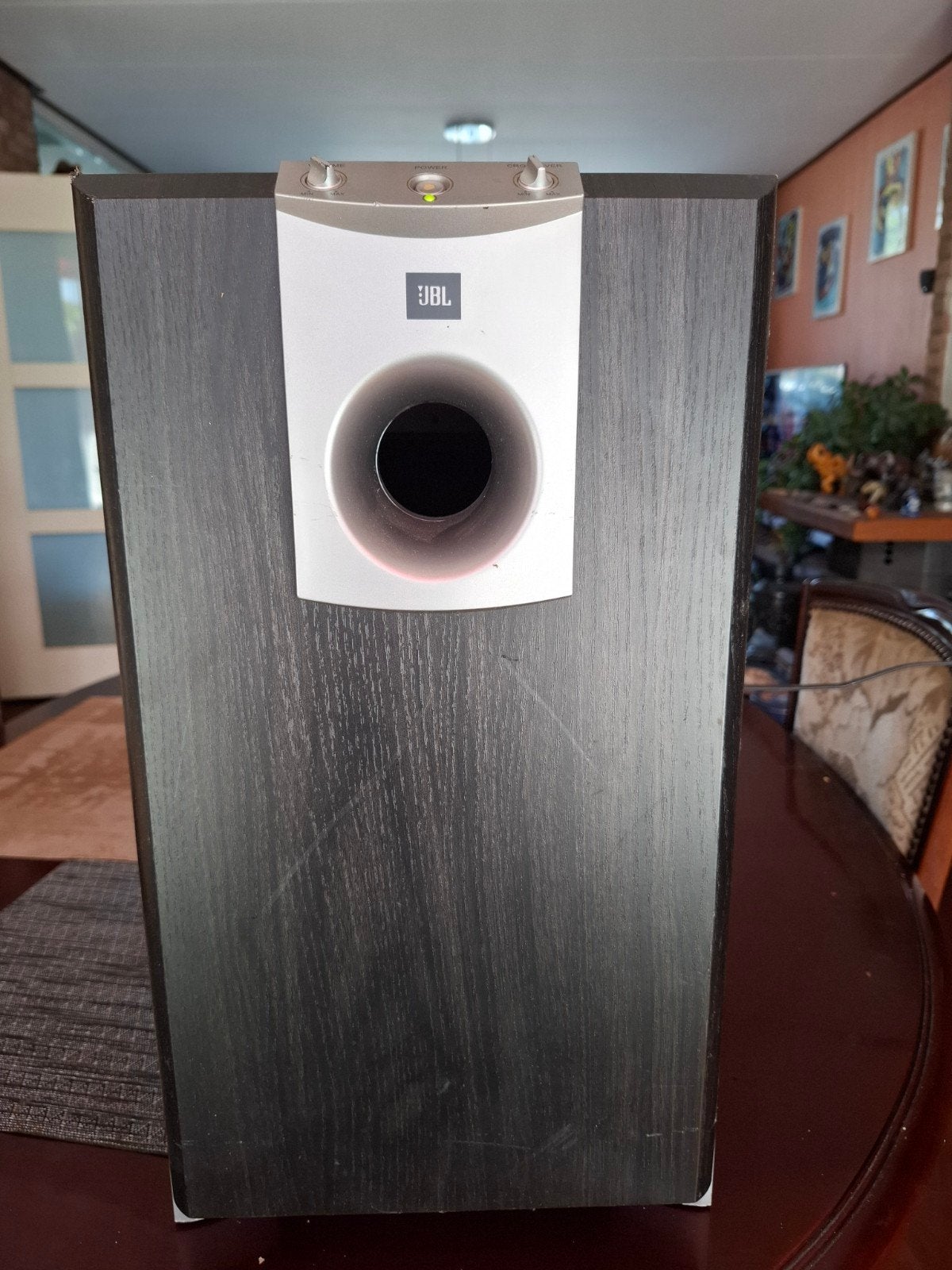 JBL SUB178 Subwoofer - Krachtige bas voor thuisbioscoop, Ophalen, Gebruikt, Geschikt voor surround/home cinema, Minder dan 60 watt