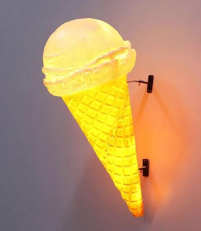 Schepijsje –Aardbei - Vanilla – 89 cm – Verlicht, Ophalen, HorecaBeelden, Overige typen, Nieuw
