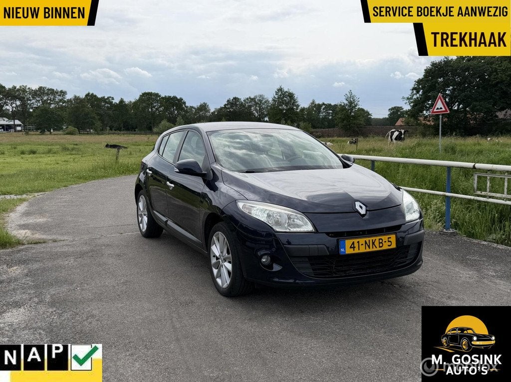 Renault Megane 1.6 Airco 5Deurs Trekhaak PdC Apk 08-03-27, Auto's, Euro 5, 15 km/l, Gebruikt, 4 cilinders