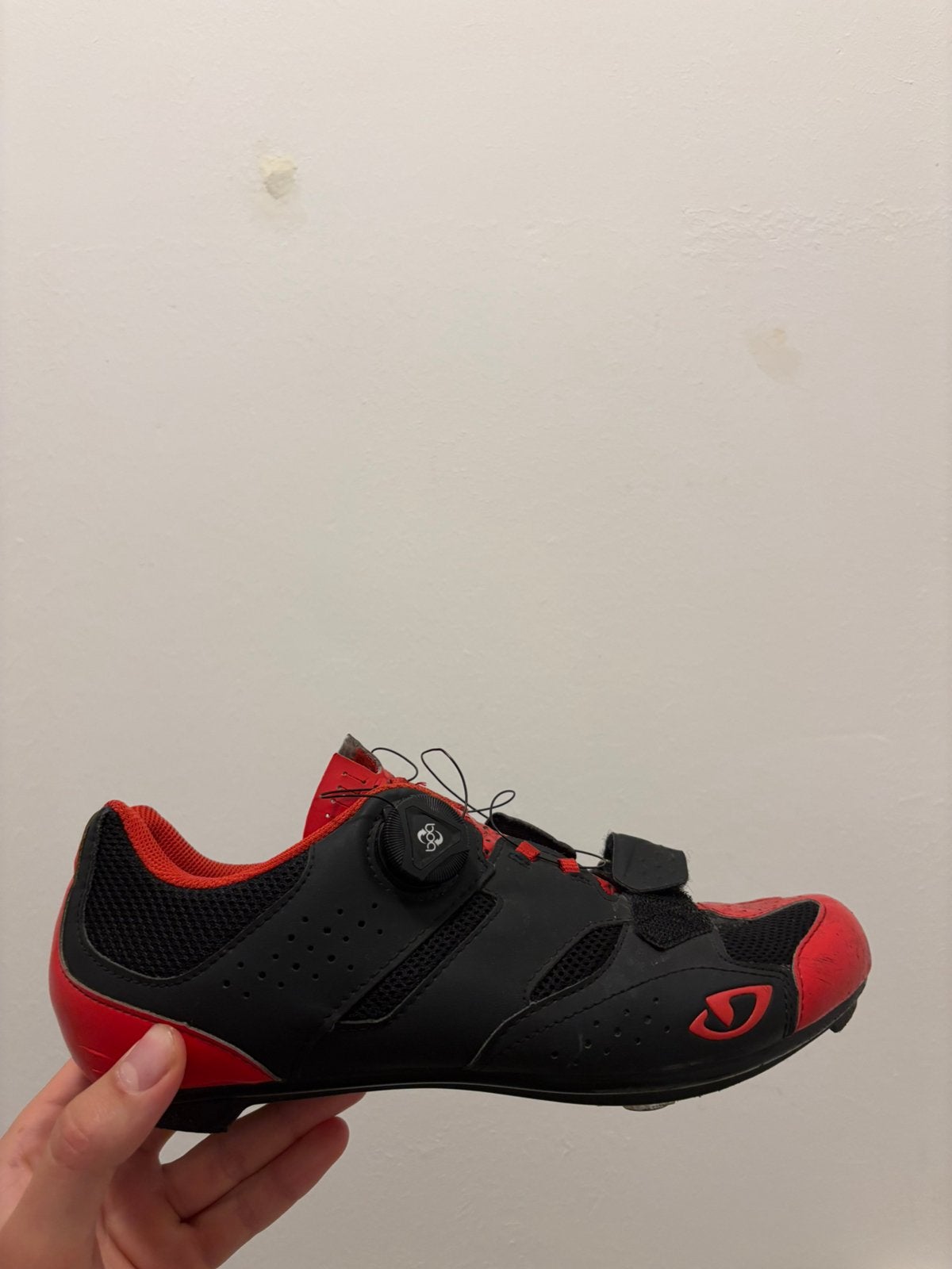 GIRO wielrenschoenen - maat 42 met Shimano plaatjes, Ophalen of Verzenden, Gebruikt, Schoenen