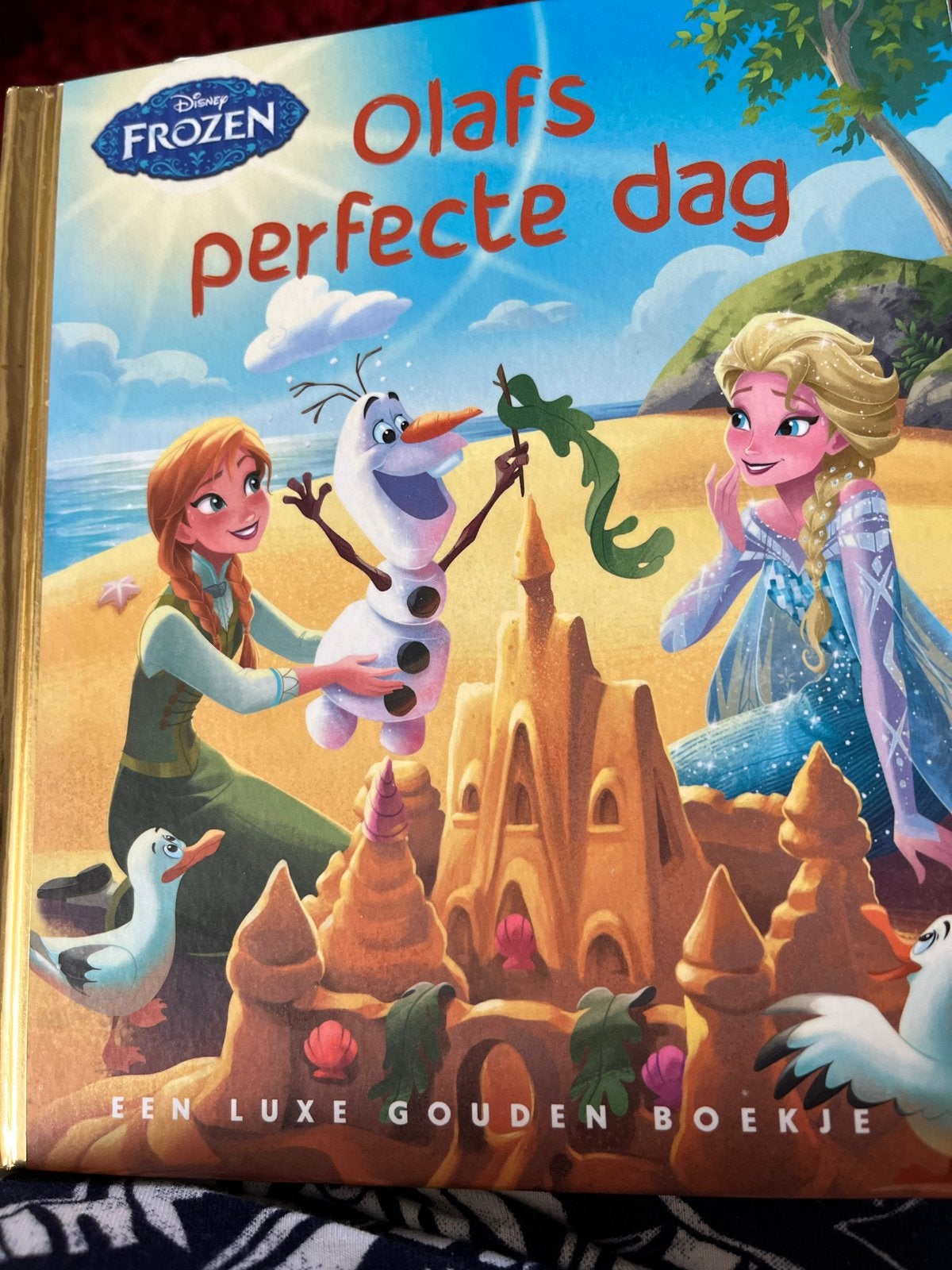 Disney Frozen: Olafs perfecte dag - Luxe Gouden Boekje, Jongen of Meisje, Zo goed als nieuw, Gouden boekje, Ophalen of Verzenden