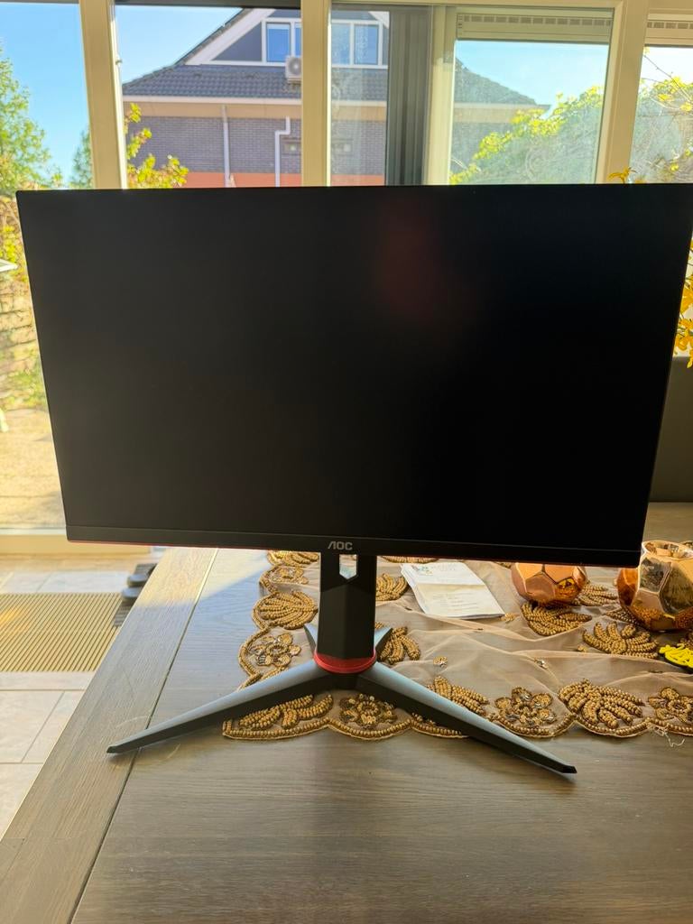 AOC 24G2 24” Gaming Monitor 120Hz (IPS), Computers en Software, Monitoren, IPS, 101 t/m 150 Hz, Full HD, Zo goed als nieuw