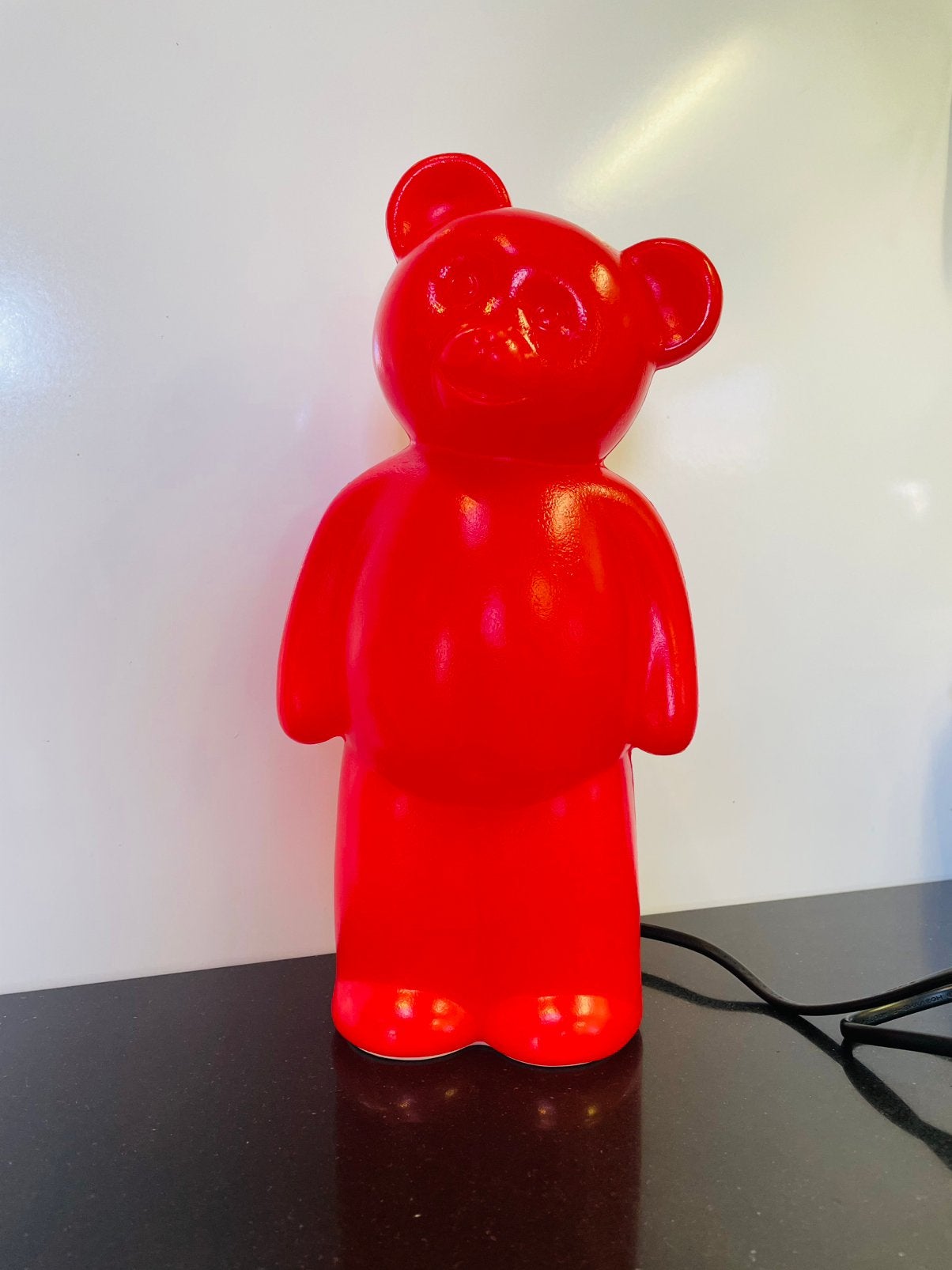 LUMIBÄR 90’s Pop Art Beer Lamp Blick Art Creativ, Kunststof, Ophalen of Verzenden, Zo goed als nieuw, Rood