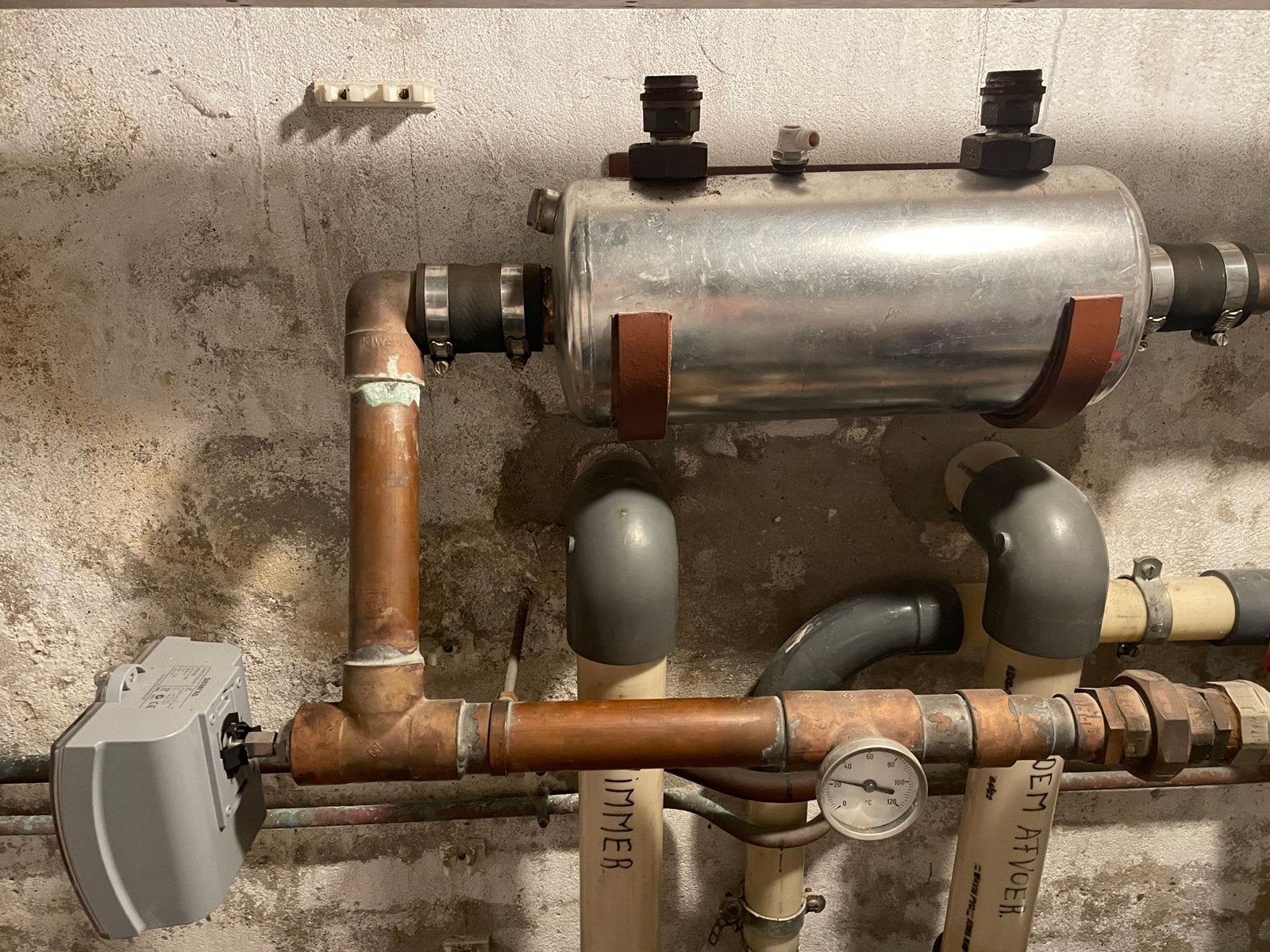 zwembad filter, warmtewisselaar en diverse afsluitkranen, Ophalen, Gebruikt