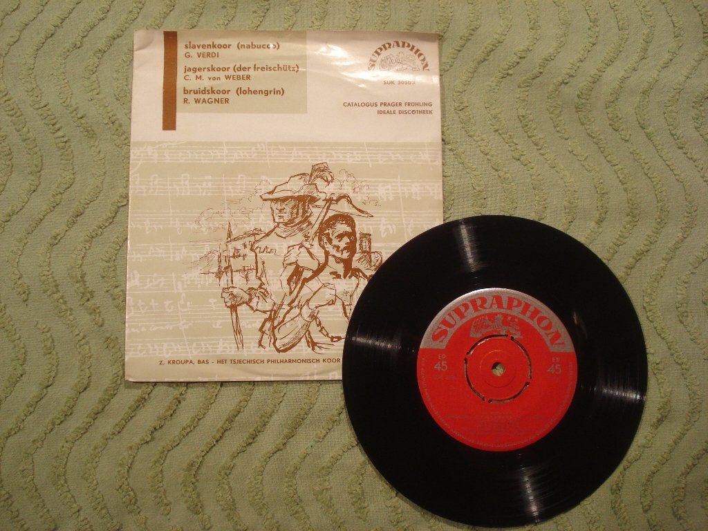 Het Tsjechisch Philharmonisch Orkest 7" EP: ‘Slavenkoor’, Cd's en Dvd's, Gebruikt, Klassiek, 7 inch, Ophalen of Verzenden