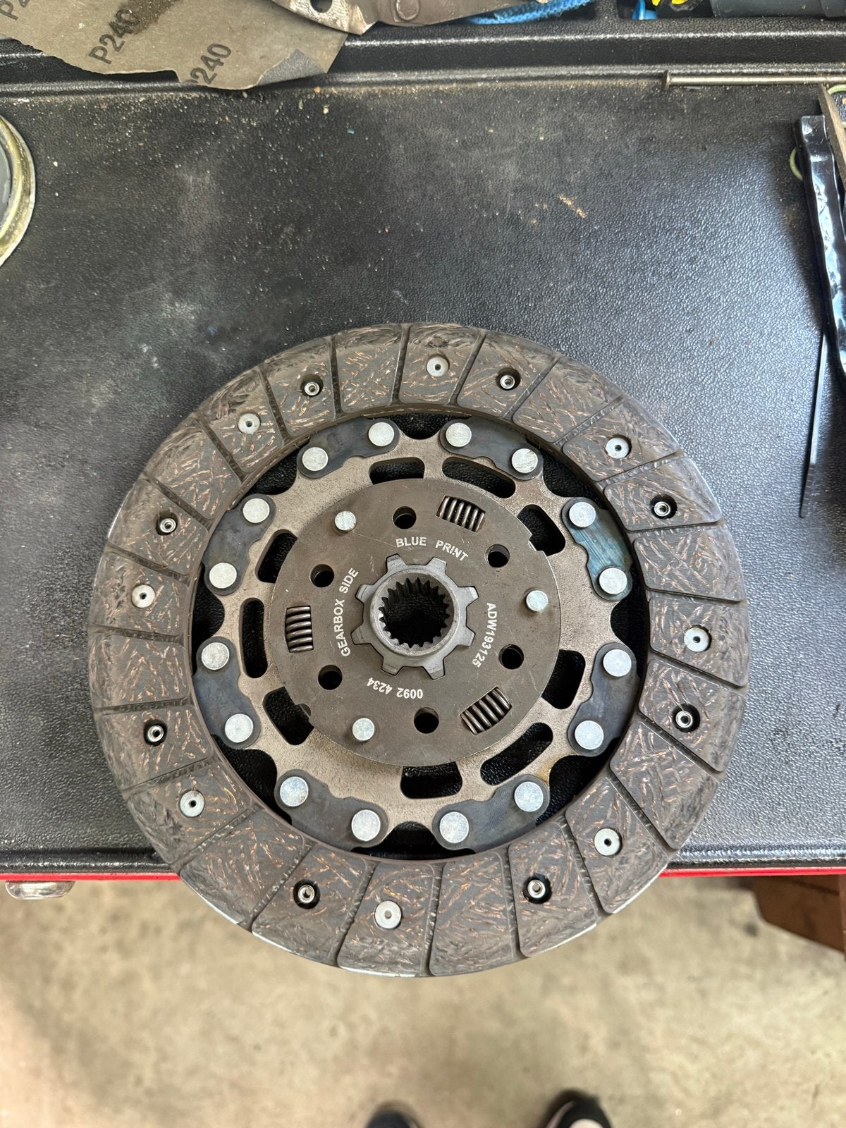 Zo goed als nieuwe koppelingsplaat Corsa D OPC, Ophalen of Verzenden, Gebruikt, Opel