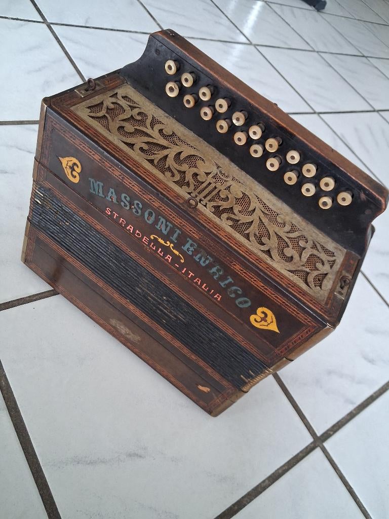 Accordeon antiek, Gebruikt, Overige formaten, Knopaccordeon, Ophalen