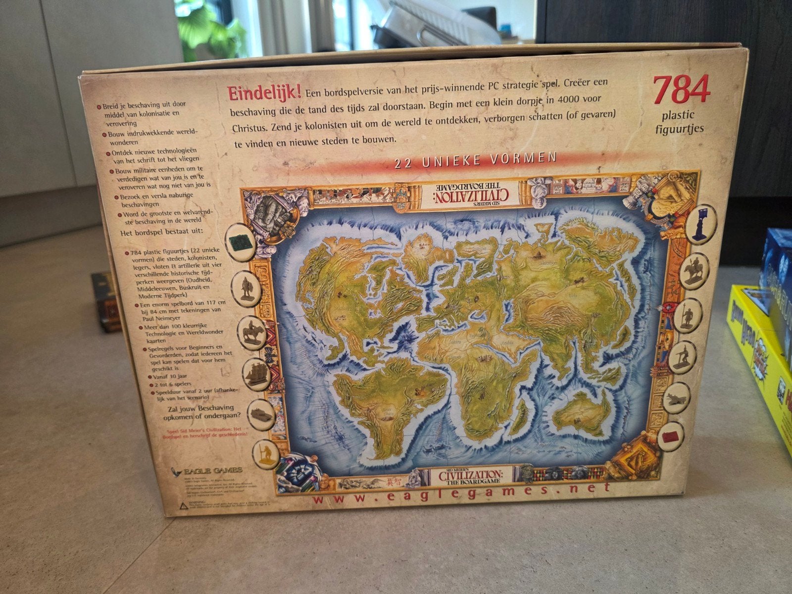 Sid Meier's Civilization: Het Bordspel, Drie of vier spelers, Ophalen of Verzenden, Zo goed als nieuw, Eagle Games