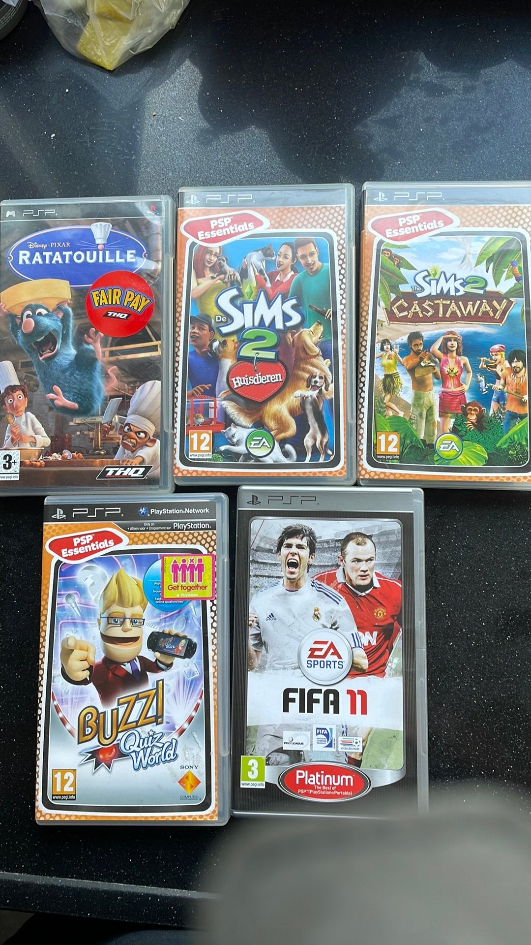 PSP spellen games, 1 speler, Ophalen of Verzenden, Zo goed als nieuw, Vanaf 3 jaar