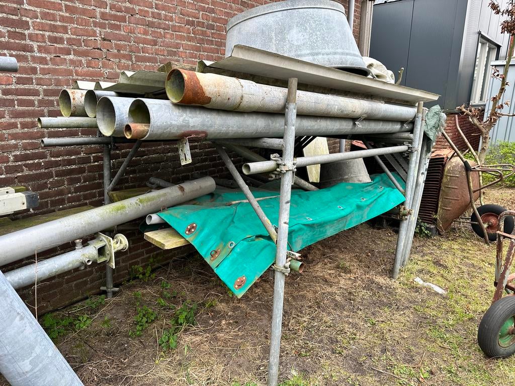 6 Steigerbokken 150cm breed voor 7 steigerplanken, Doe-het-zelf en Verbouw, Steigers, Ophalen, Gebruikt, Overige typen, Minder dan 2 meter