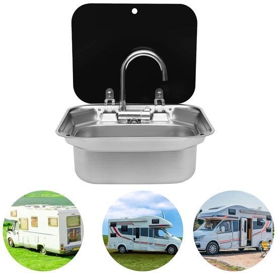 Campingwasbak – Opbouw Spoelbak – Inbouw Wastafel, Corvance B.V., Verzenden, Nieuw, Corvancebol@gmail.com