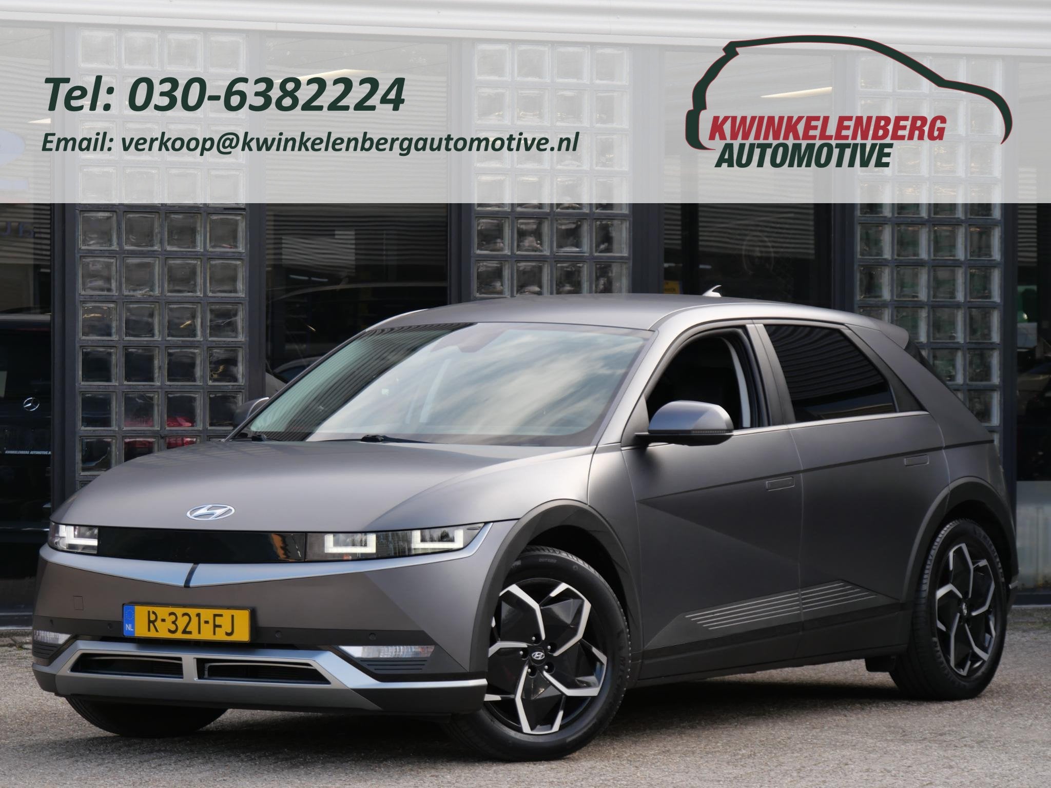 Hyundai IONIQ 5 58kWh CONNECT +/ WARMTEPOMP/ LEER/ HEAD-UP/, Auto's, Dealer onderhouden, Achterwielaandrijving, Gebruikt, Zwart