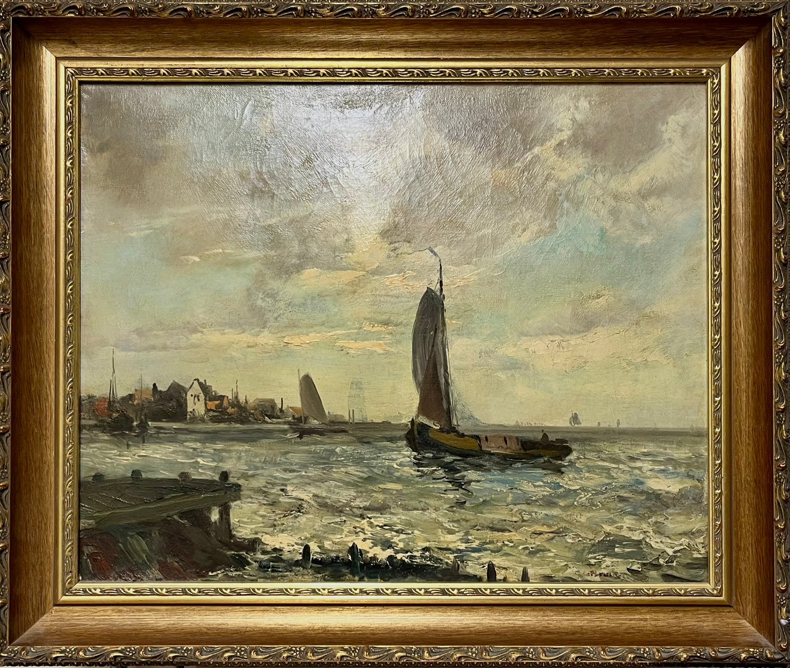 Cornelis de Bruin, Schepen voor de haven, Ophalen of Verzenden