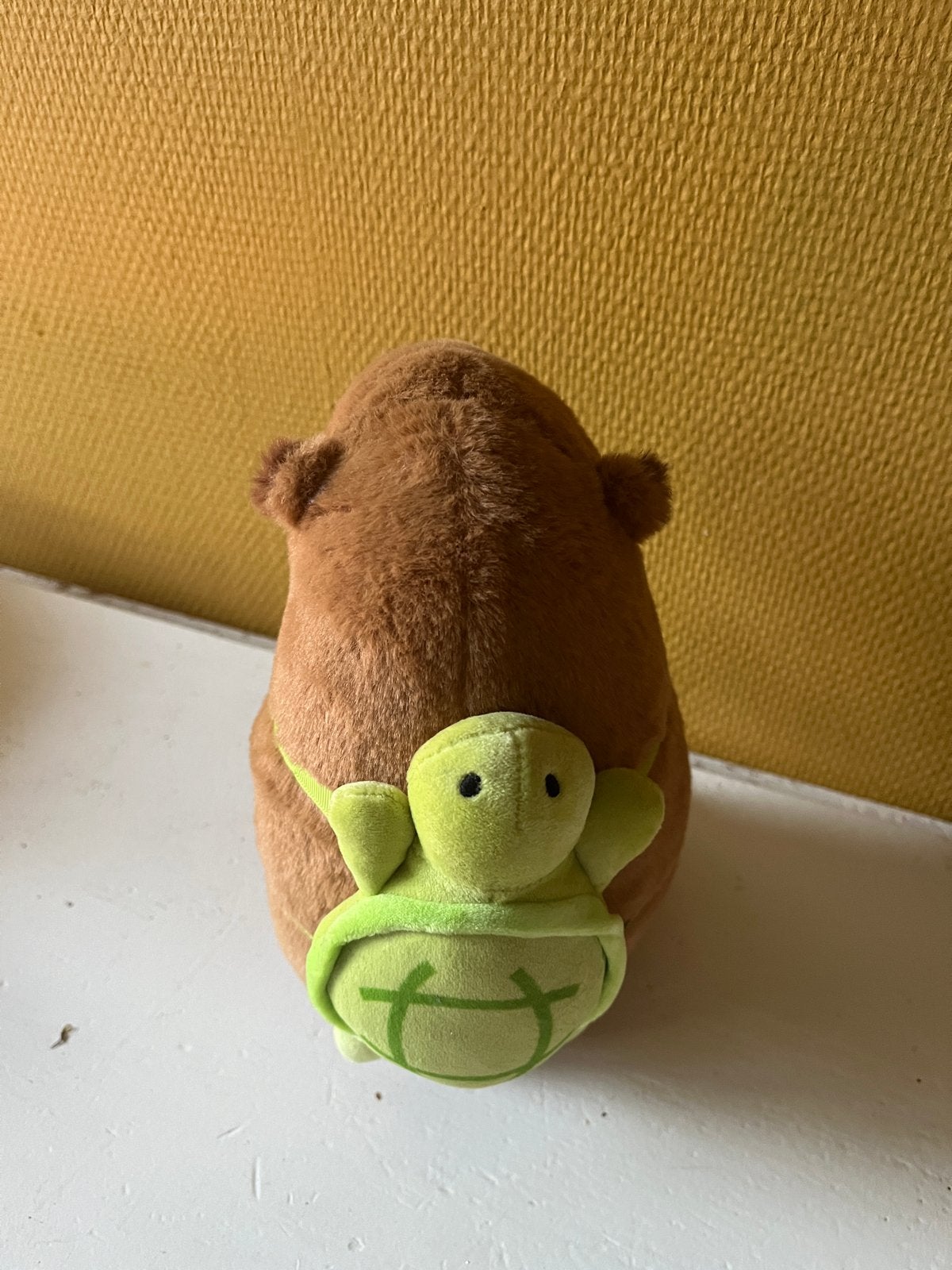 Schattige Capybara Knuffel met Schildpad Rugzak, Ophalen, Overige merken, Overige karakters, Overige typen
