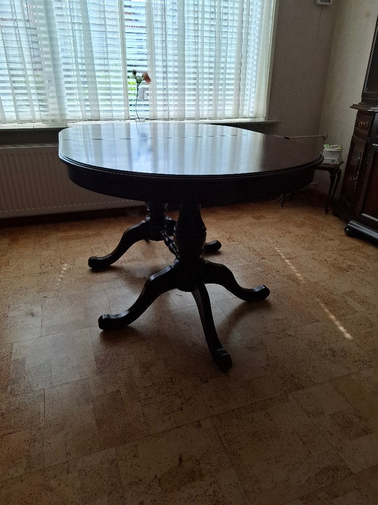 Eetkamertafel ( uitschuifbaar tot 8 personen), Huis en Inrichting, Tafels | Eettafels, Ophalen, Overige materialen, Gebruikt, 50 tot 100 cm