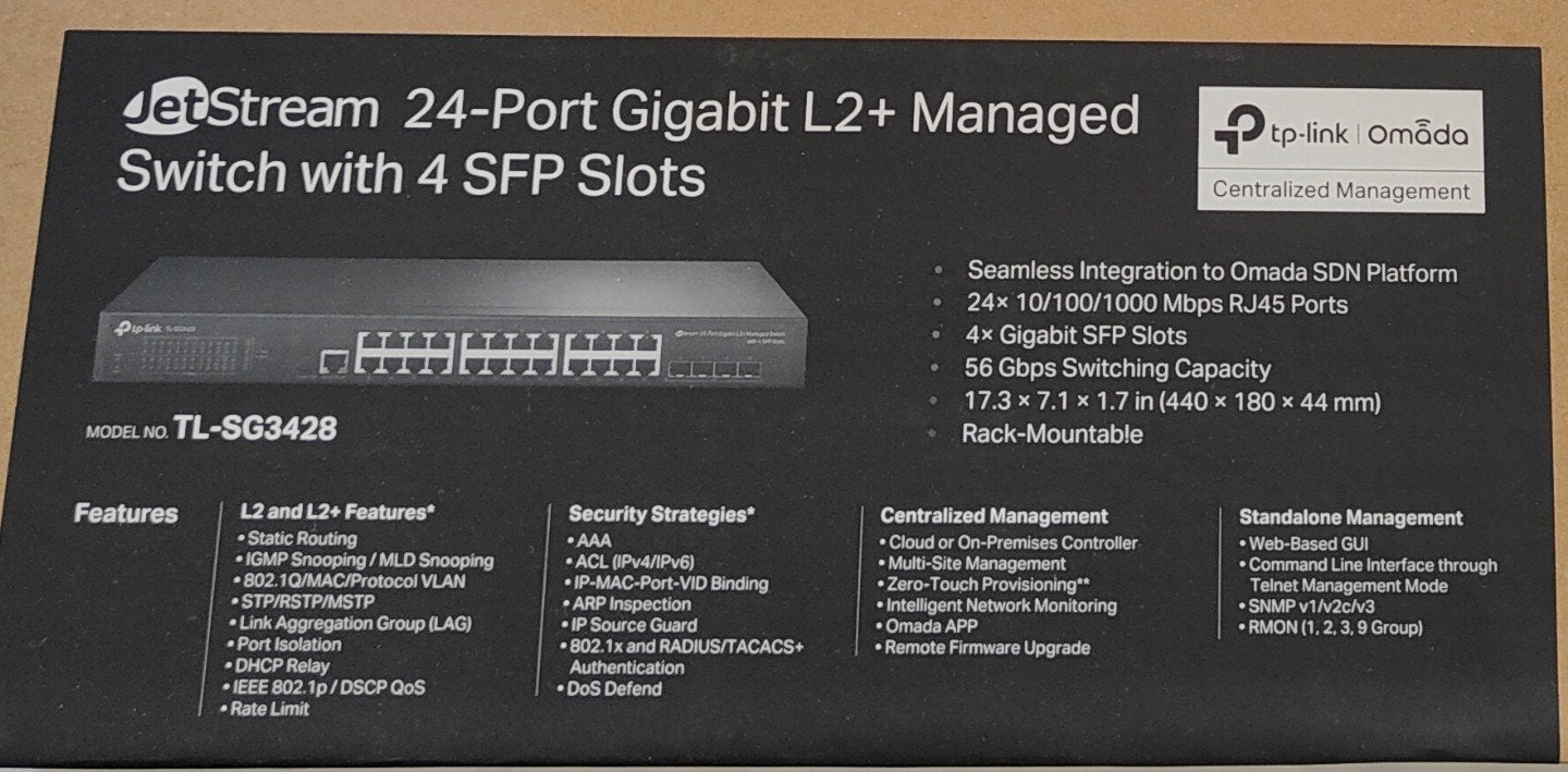 Tp-link Omada switch, Ophalen of Verzenden, Video