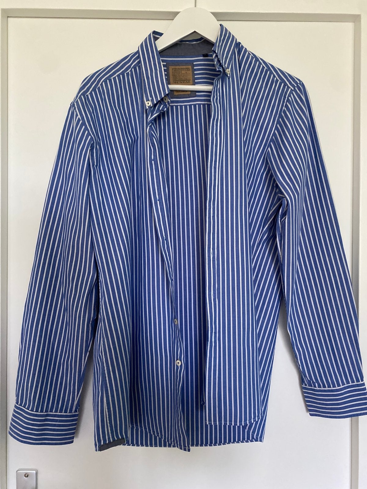 Heren overhemd L MCNEAL, Kleding | Heren, Ophalen, Zo goed als nieuw, Blauw, Halswijdte 41/42 (L)