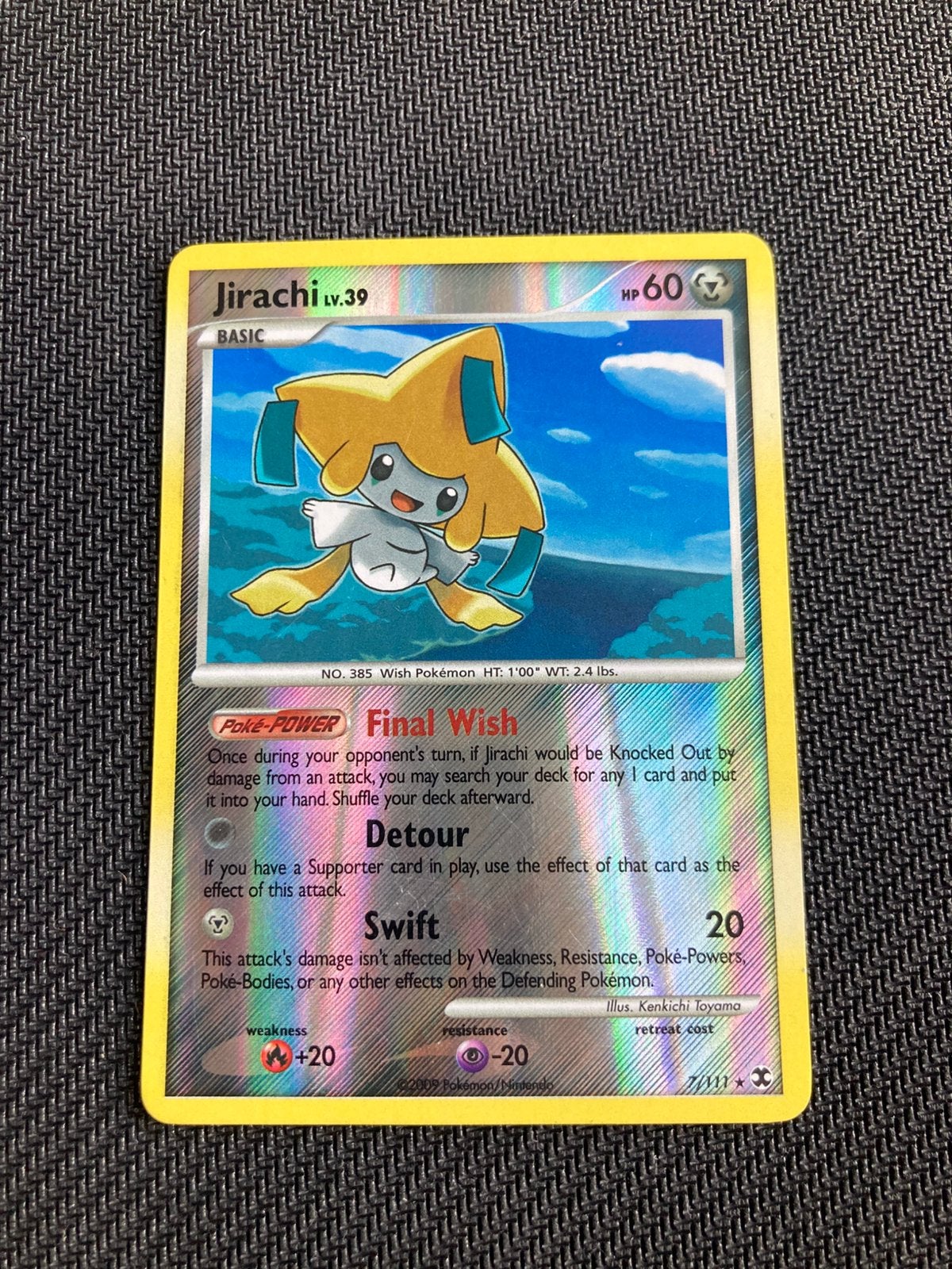 Pokemon kaart Jirachi Reverse Holo, Ophalen of Verzenden, Zo goed als nieuw