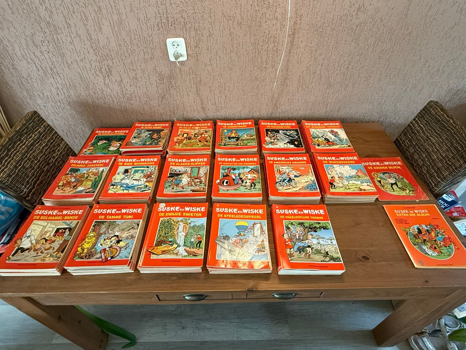 Grote collectie Suske en Wiske stripboeken, Meerdere stripboeken, Ophalen, Gelezen