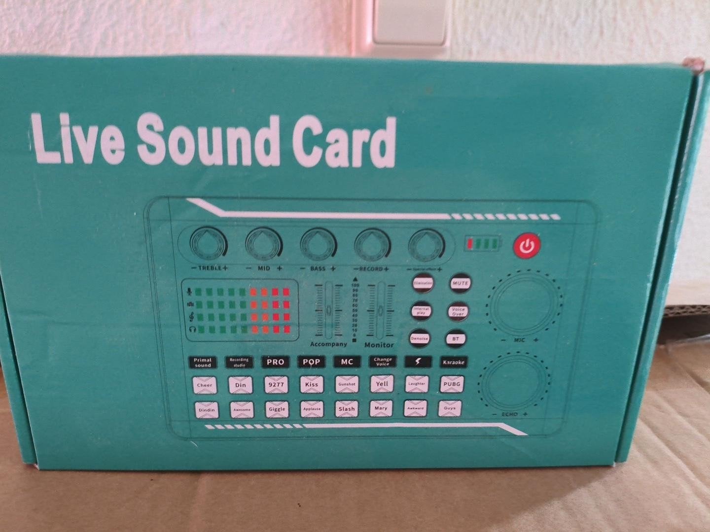Live Sound Card - Nieuw in doos, Ophalen, Nieuw