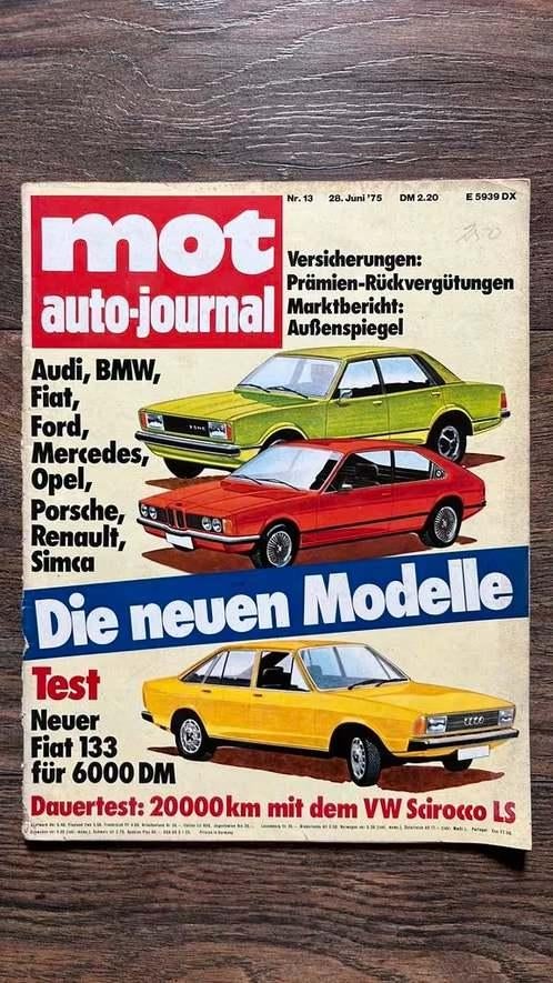 MOT: Fiat 133 (test), VW Scirocco en Kever, Ophalen of Verzenden, Gelezen, Algemeen